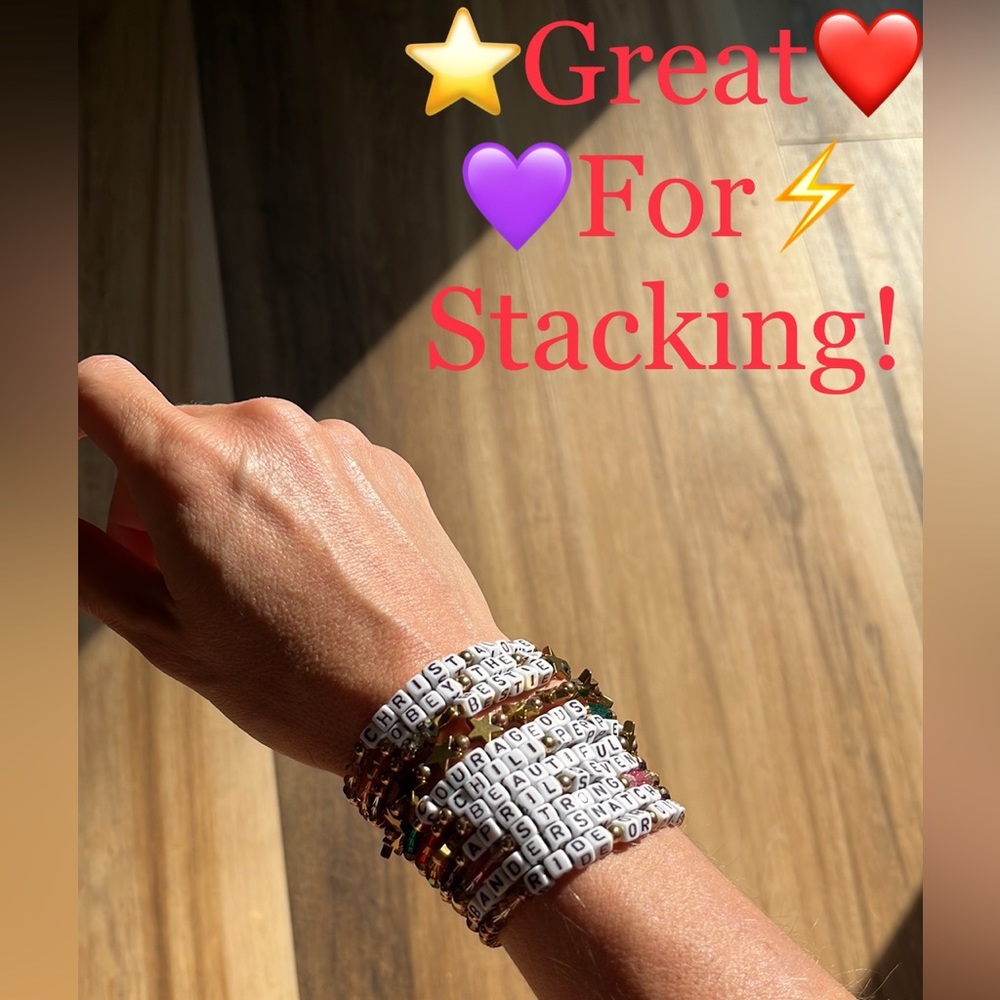 Beautiful Handmade Bracelet FREEDOM *wear solo or stack‎ with more!* - Picture 4 of 5